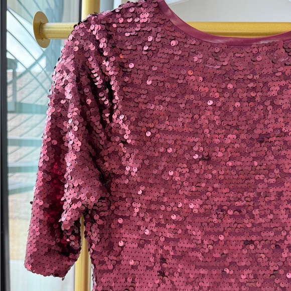 BCBGMAXAZRIA sequins midi dress - Picture 2 of 6